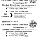 Eid Al-Adha Prayer 1439-2018